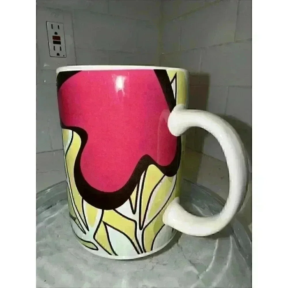 Starbucks 2004 Multi-Color Botanical Coffee Mug 16 Oz.